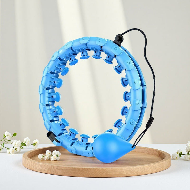 Weighted Hula Hoop with Smart Counter for Fitness