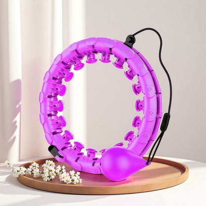 Weighted Hula Hoop with Smart Counter for Fitness