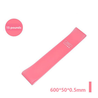 Elastic Resistance Bands Set for Yoga, Pilates, and Strength Training - 5-Pack