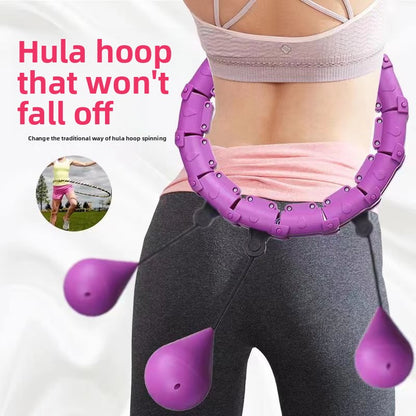 Weighted Hula Hoop with Smart Counter for Fitness