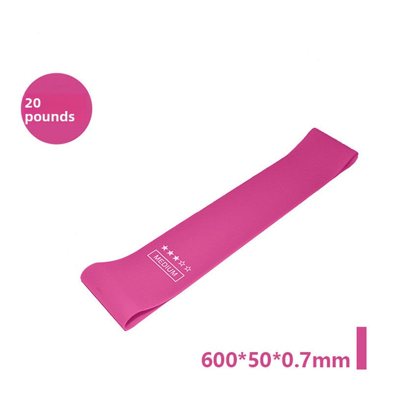 Elastic Resistance Bands Set for Yoga, Pilates, and Strength Training - 5-Pack
