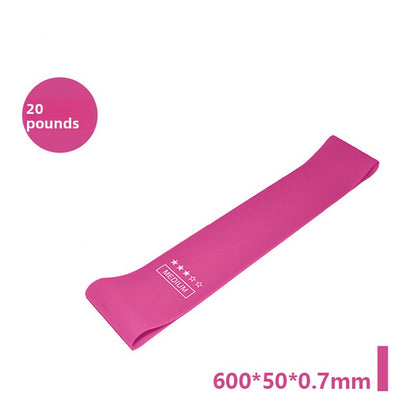 Elastic Resistance Bands Set for Yoga, Pilates, and Strength Training - 5-Pack