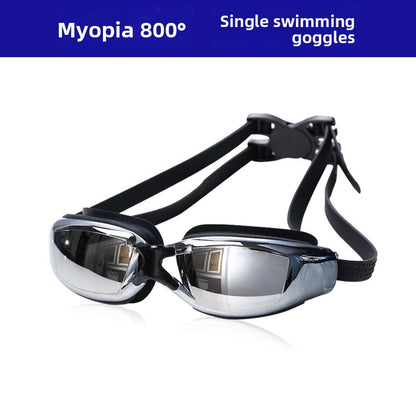 Swimming Goggles for Men & Women – Anti-Fog UV Protection, Waterproof, Adjustable Silicone Swim Goggles for Adults & Kids