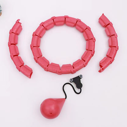 Weighted Hula Hoop with Smart Counter for Fitness