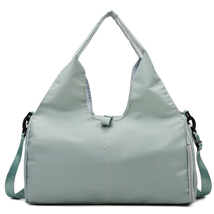 Women'S Multi-Purpose Sports Bag - Waterproof with Shoe Pocket for Yoga, Gym, and Travel