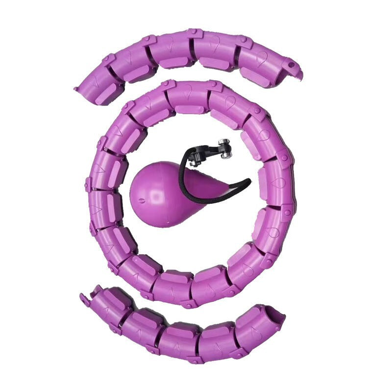 Weighted Hula Hoop with Smart Counter for Fitness