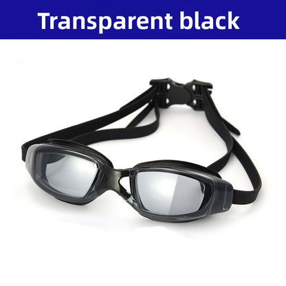 Swimming Goggles for Men & Women – Anti-Fog UV Protection, Waterproof, Adjustable Silicone Swim Goggles for Adults & Kids