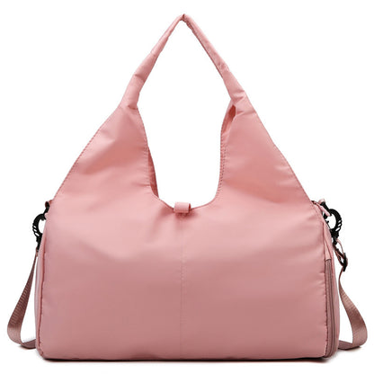 Women'S Multi-Purpose Sports Bag - Waterproof with Shoe Pocket for Yoga, Gym, and Travel