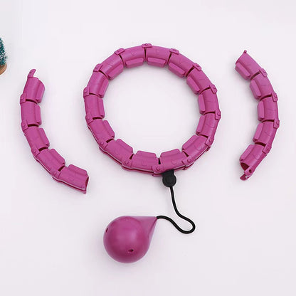 Weighted Hula Hoop with Smart Counter for Fitness