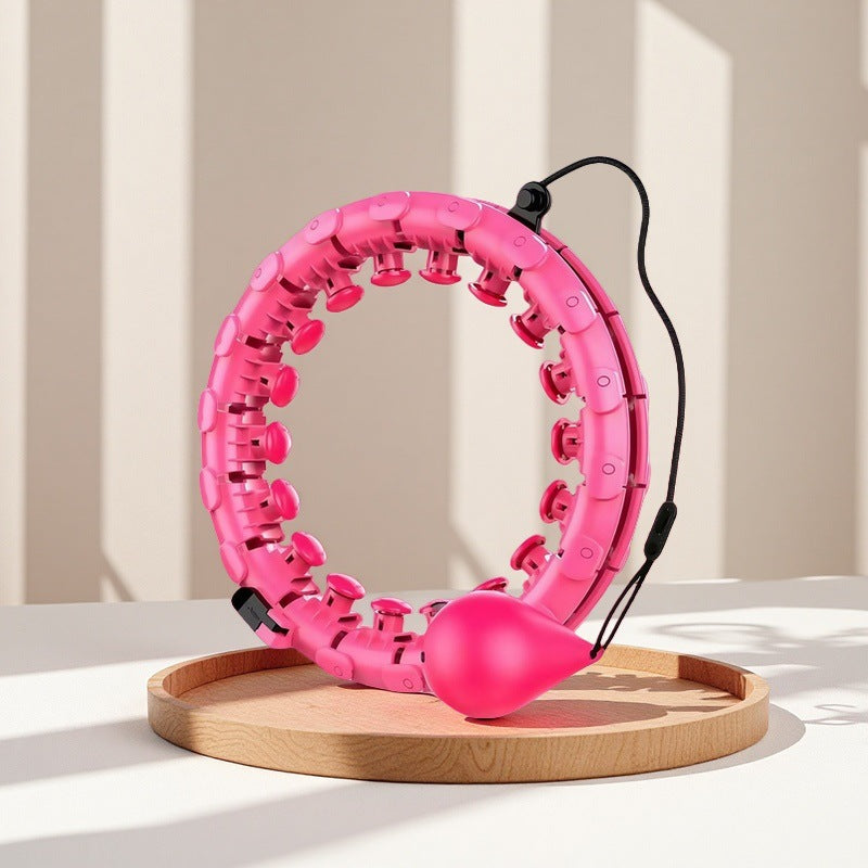 Weighted Hula Hoop with Smart Counter for Fitness
